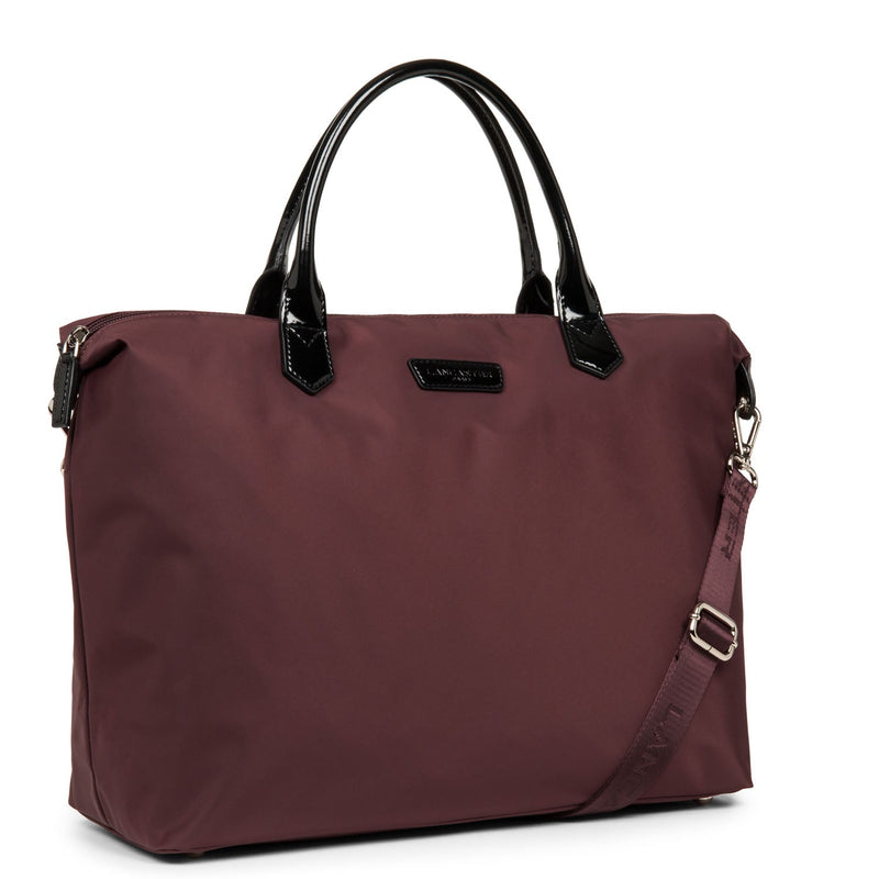 Grand sac cabas main - Basic Verni