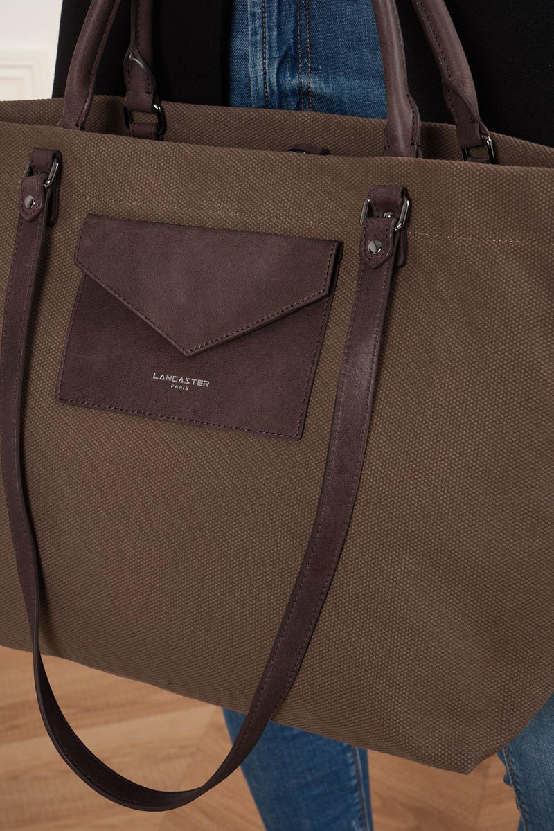 Très grand sac cabas épaule - Canvas Conscious