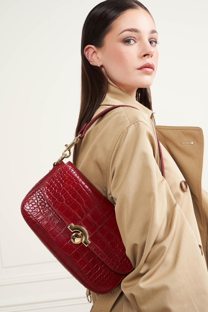 Sac besace - Exotic Croco CN