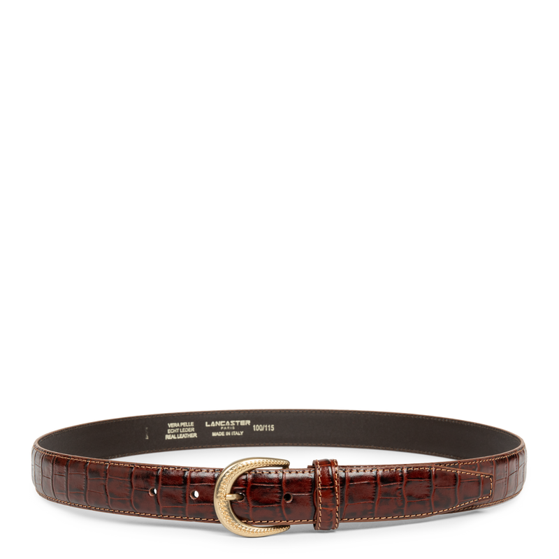 Ceinture - Ceinture Cuir Croco Femme